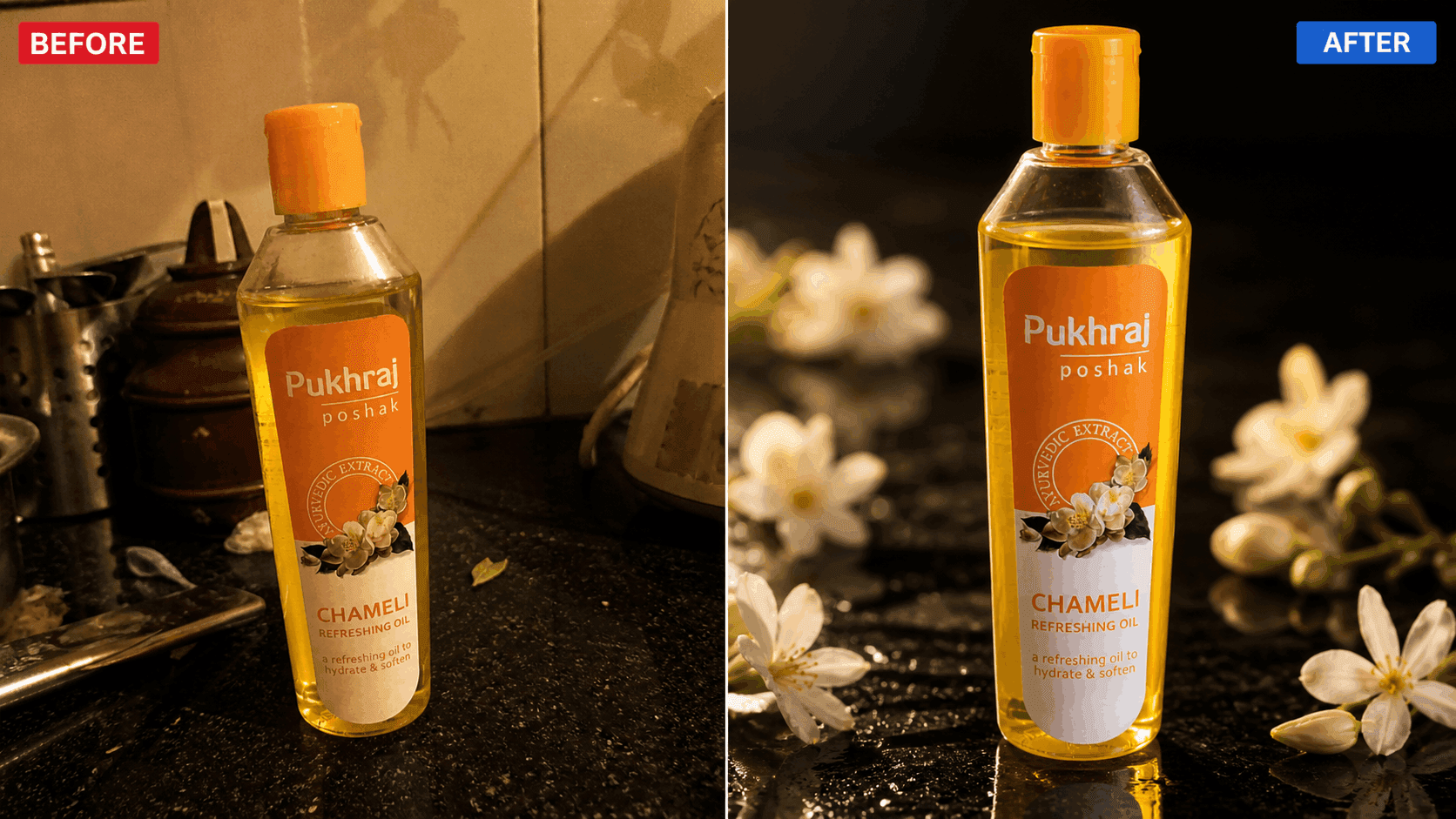 This jasmine oil brand had a great product. Their listing was invisible. Here's what we did.